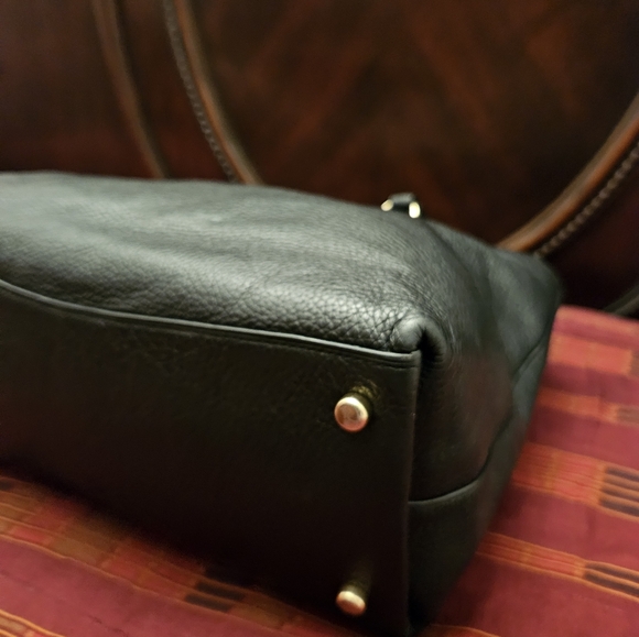 Coach Emma Pebbled Leather Satchel - Picture 9 of 15